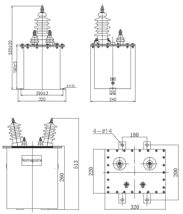 Oil Type Potential Transformer - UNISUN ELECTRIC